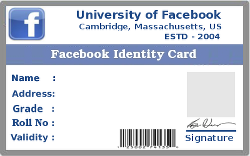Create your FB identity card